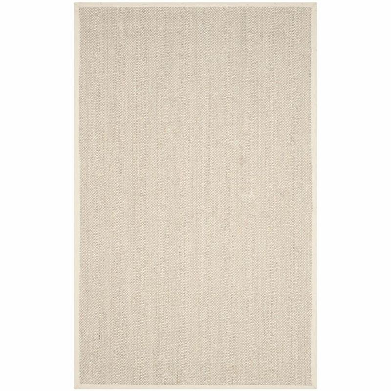 Natural Fiber NF143 Power Loomed Indoor Area Rug - Marble/Beige - 5'x8' - Safavieh