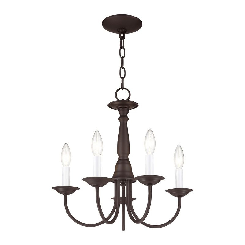 Livex Lighting Home Basics 5 - Light Chandelier in  Bronze