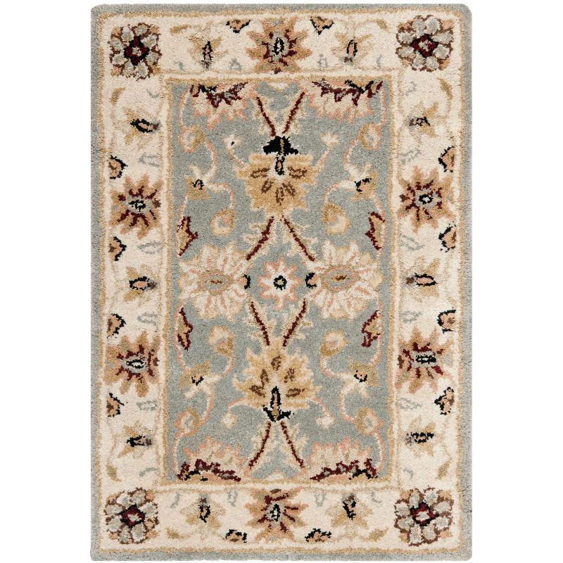 Antiquity AT249 Hand Tufted Accent Rug - Light Blue/Ivory - 2'x3' - Safavieh.