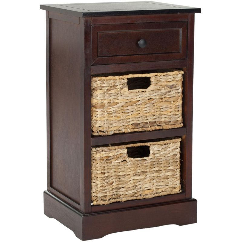 Carrie Side Table - Dark Cherry - Safavieh