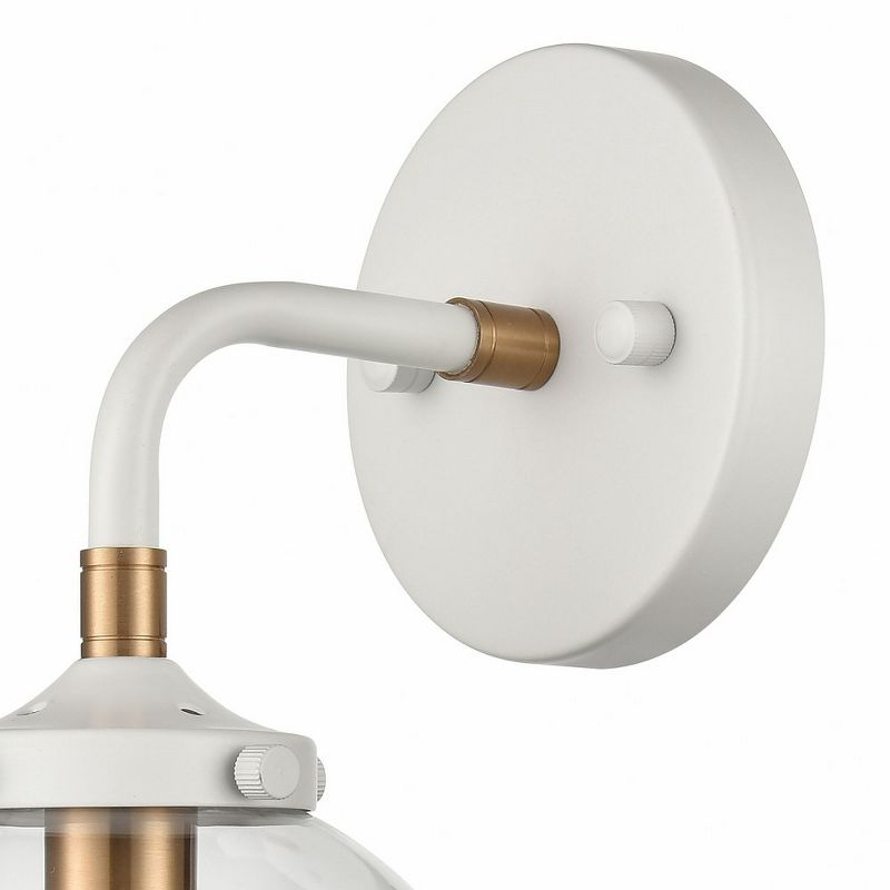 Elk Home Boudreaux 1 - Light Vanity in  Matte White