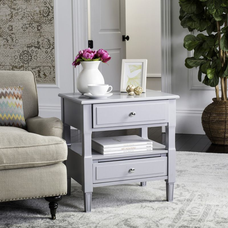 Jenson Side Table - Grey - Safavieh.