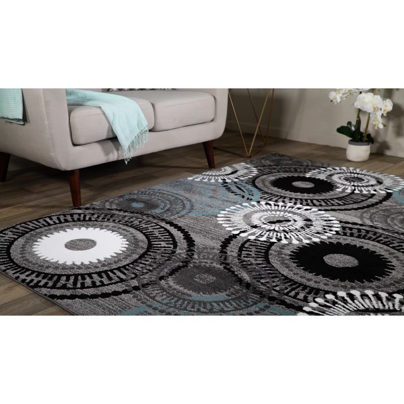 World Rug Gallery Transitional Geometric Textured Flat Weave Indoor/Outdoor Area Rug - BROWN 5' X 7'