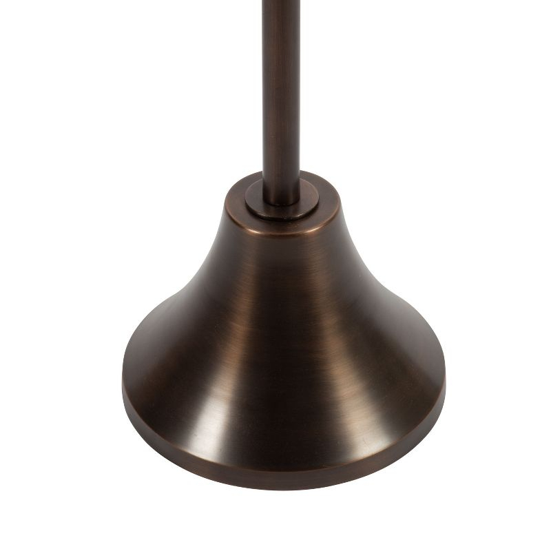 Kate and Laurel Sanzo Round Metal Side Table, 15x15x24, Bronze