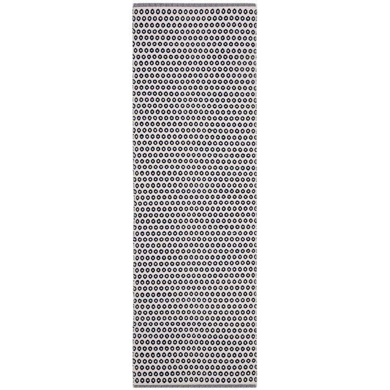 Montauk MTK616 Hand Woven Indoor Runner Rug - Navy/Ivory - 2'3"x7' - Safavieh