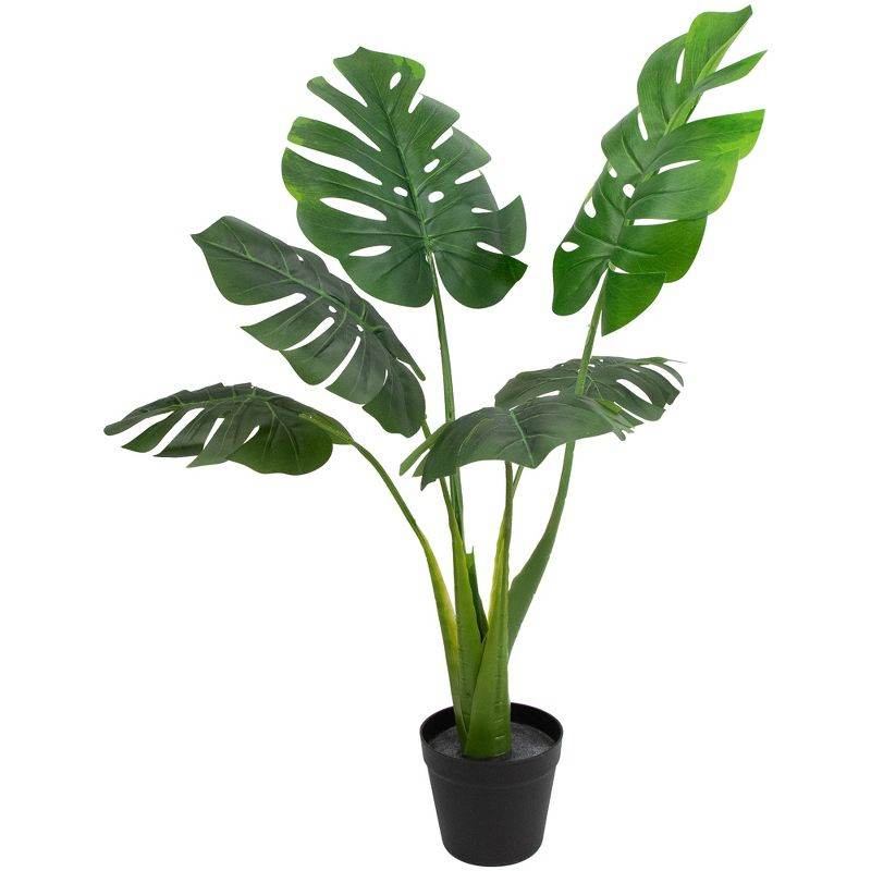 Northlight Seasonal 35'' Faux Monstera Plant Plant in Pot