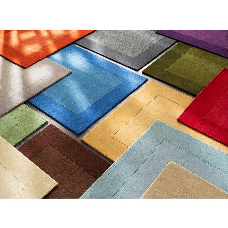 Mark & Day Reims 5'x8' Rectangle Loomed Indoor Area Rugs Dark Brown: Modern Wool, Stain-Resistant, Pet Friendly, Handwoven