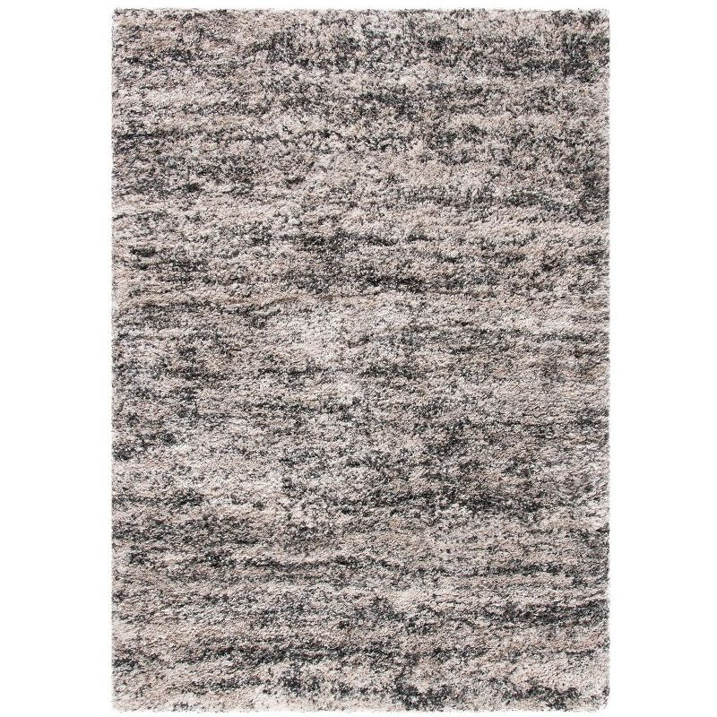 Iceland Shag ISG519 Power Loomed Area Rug - Cream/Grey - 5'3"x7'6" - Safavieh