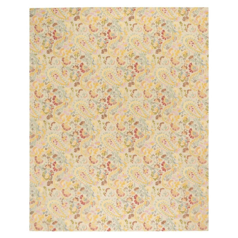 Ines Multi Hand Micro Hooked Wool Rug
