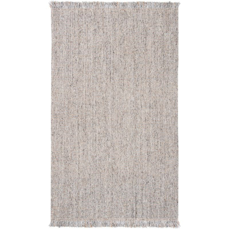 Natural Fiber NF826 Hand Woven Indoor Accent Rug - Grey/Natural - 3'x5' - Safavieh