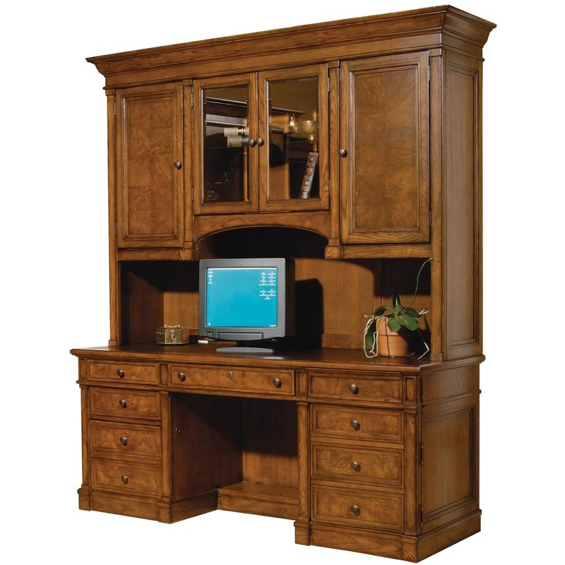 Hekman 79101 Executive Credenza 7-9101 Urban Ash Burl