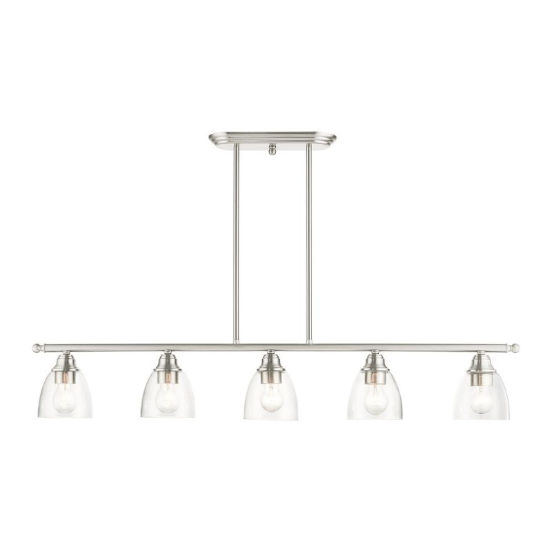 Livex Lighting Montgomery 5 - Light Chandelier in  Brushed Nickel