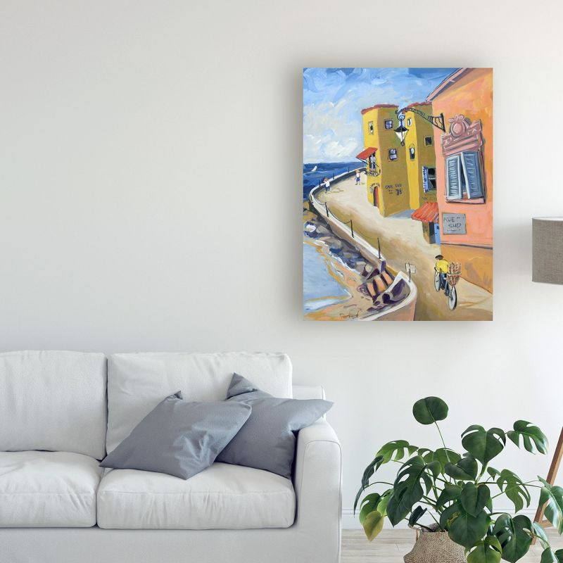 Trademark Fine Art -Patricia A. Reed 'Yellow Orange Coast' Canvas Art