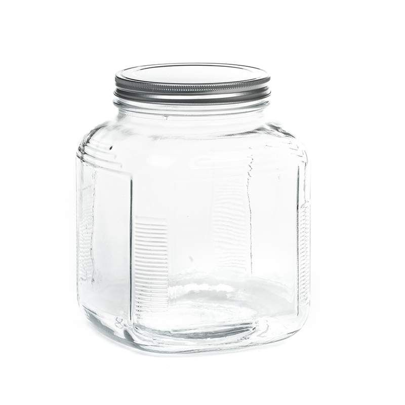 Anchor Hocking Replacement Butter Churn Jar with Brushed Stainless Steel Lid