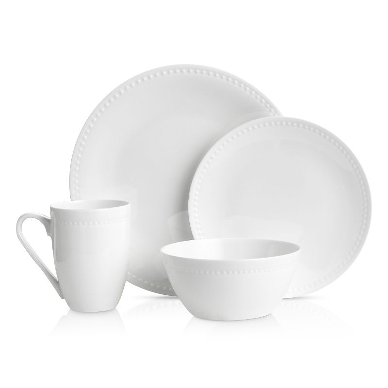 Stone Lain Ava 32-Piece Bone China Dinnerware Set, Service for 8
