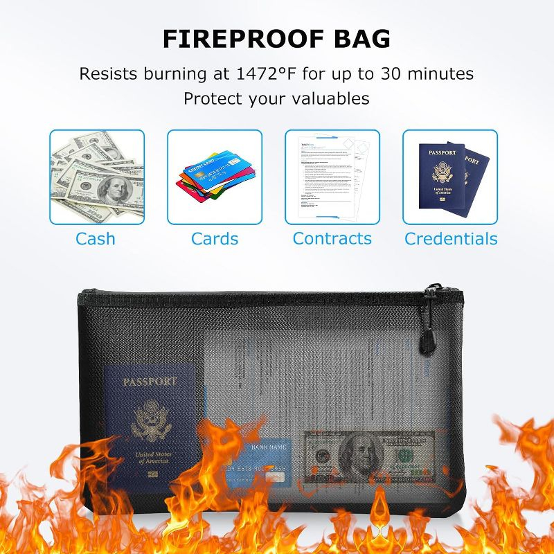 Bonsaii Safe Box with Fireproof Bag, 1.8 Cubic Feet Security Home Safe with Electronic Keypad, Large Document Safe for Home, Money, Cash, Jewelry