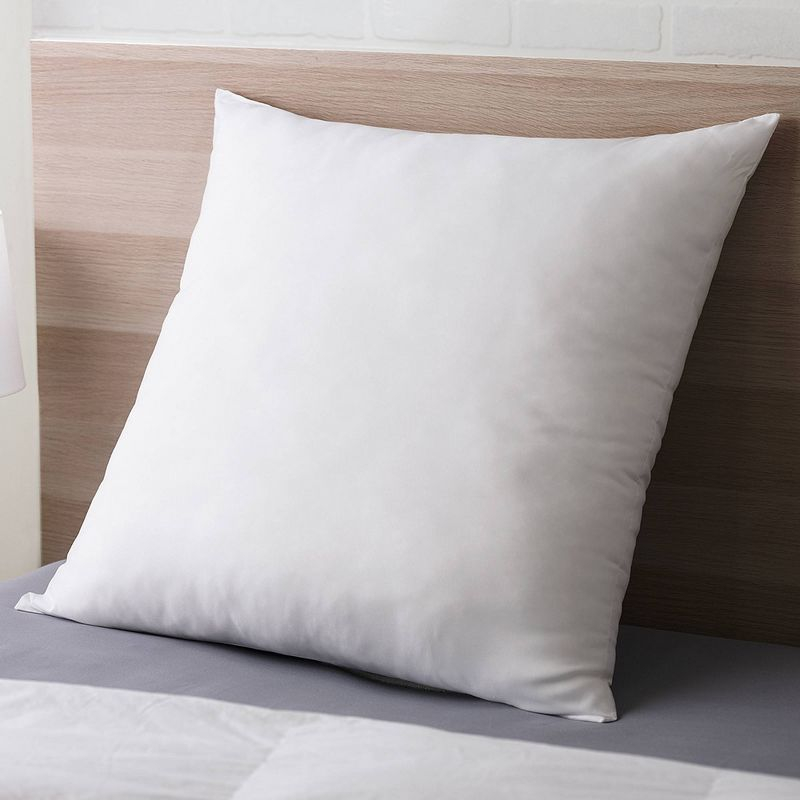 Allied Home Medium/Firm Euro Machine Washable Down Alternative Bed Pillow White