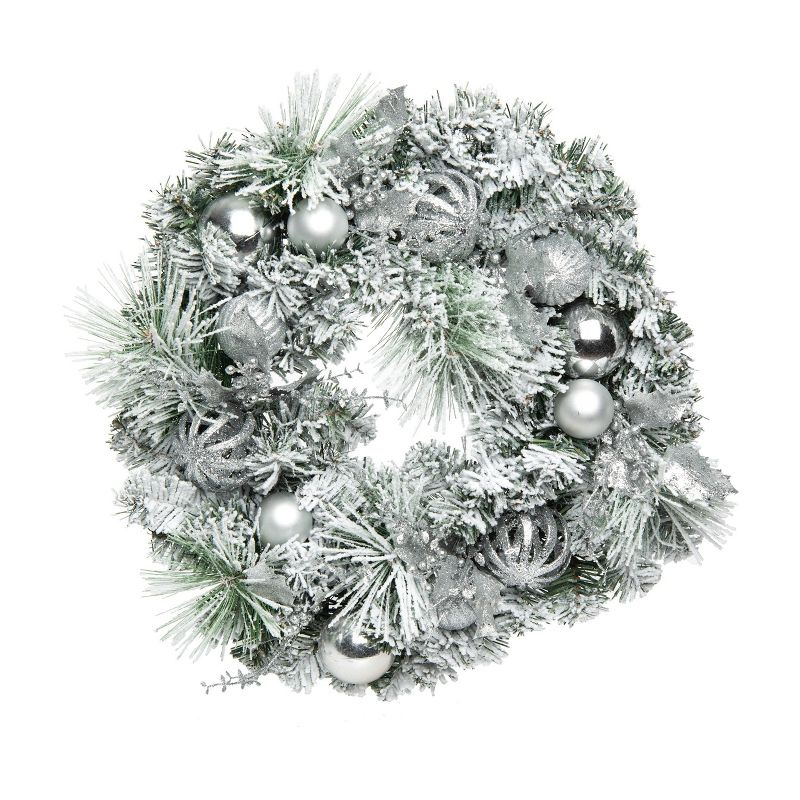 Transpac Artificial 24 in. Multicolored Christmas Holiday Wreath