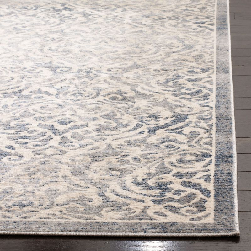 Brentwood BNT810 Power Loomed Indoor Runner Rug - Light Grey/Blue - 2'x12' - Safavieh