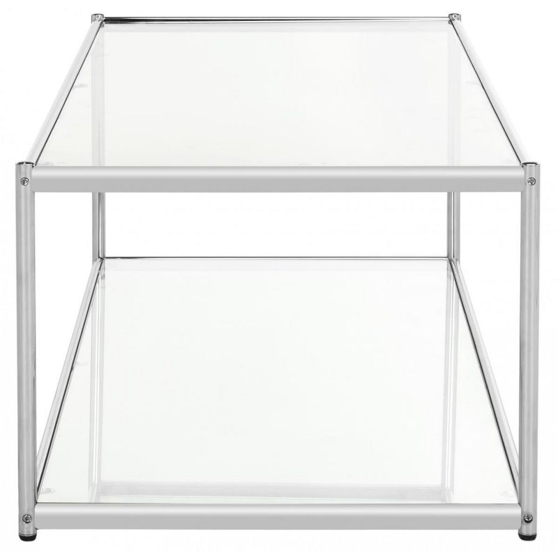 Zola Coffee Table - Chrome - Safavieh