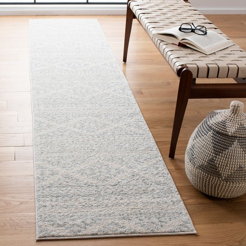 Tulum TUL272 Power Loomed Runner Rug - Ivory/Light Grey - 2'x11' - Safavieh.