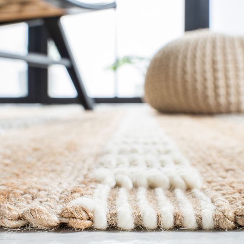 Natura NAT123 Hand Woven Area Rug - Natural/Ivory - 3'x5' - Safavieh.