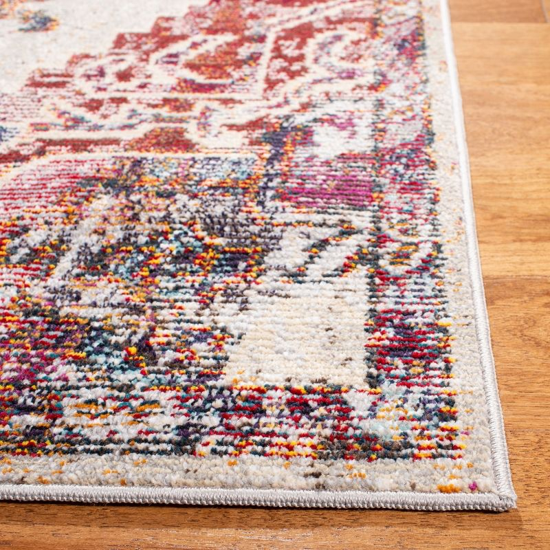Crystal CRS501 Loomed Indoor Area Rug - Light Blue/Burgundy - 11'x16' - Safavieh