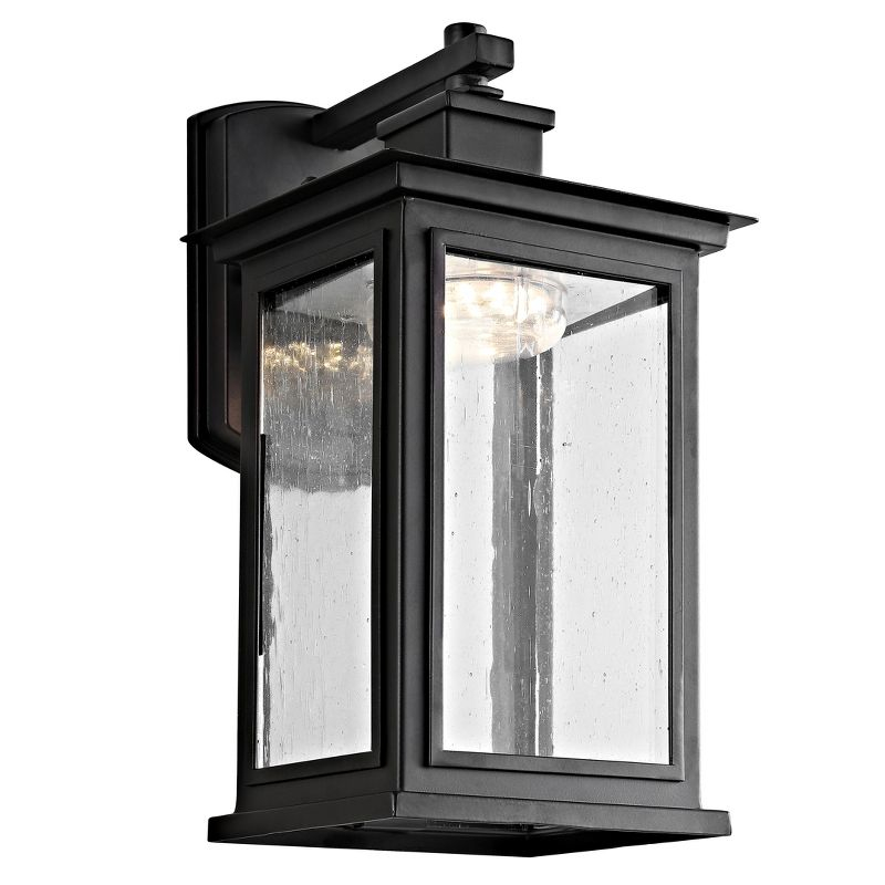 Taylen Outdoor Wall Lantern - Oil Rubbed Bronze (Black) - Safavieh