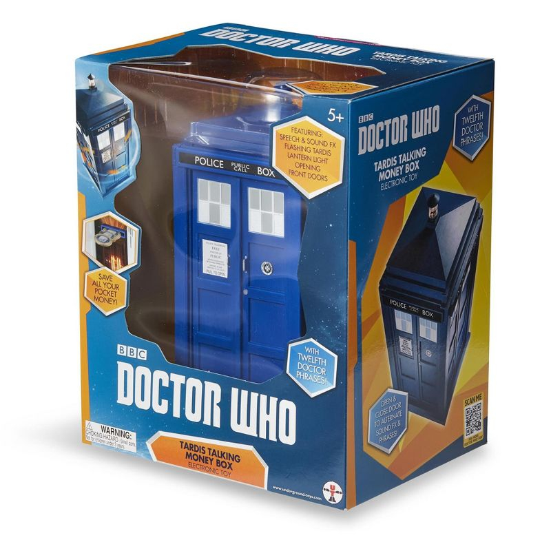 Seven20 Doctor Who Electronic TARDIS Talking Money Bank
