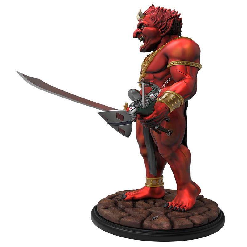 D&D: Efreeti Premium Statue - Painted Figure, Dungeons & Dragons
