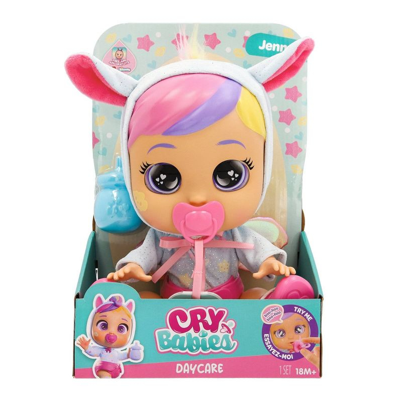 Cry Babies Day Care Jenna 12" Baby Doll w/ Light Up Eyes and Pegasus Themed Outfit
