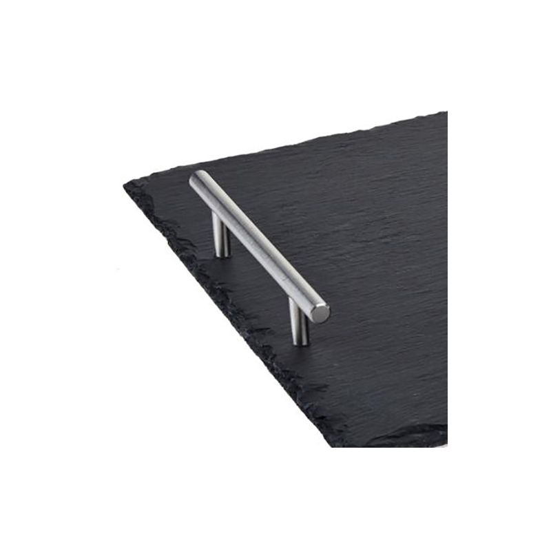 Wolfgang Puck Slate Tray with Stainless Steel Handles Model 679-689