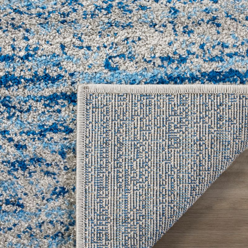 Adirondack ADR117 Machine Made Indoor Accent Rug - Blue/Silver - 3'x5' - Safavieh
