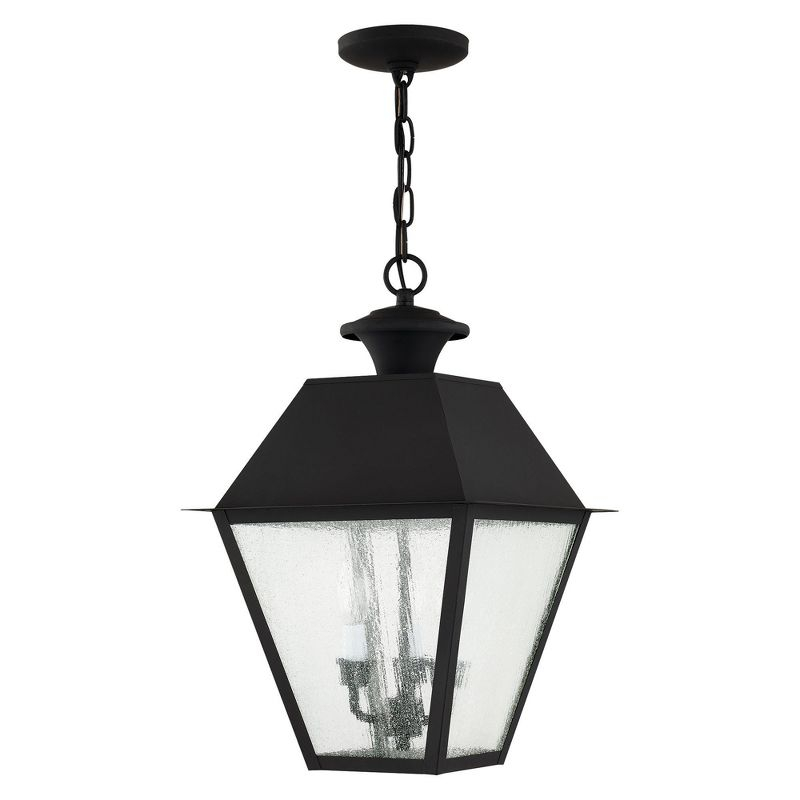 Livex Lighting Mansfield 3 - Light Pendant in  Black