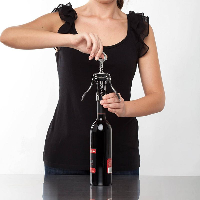 ZYLISS Easy Corkscrew Wine Opener 7.5" Stainless Steel E930046U