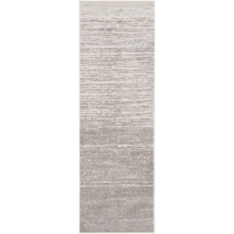 Adirondack ADR113 Machine Made Indoor Runner - Light Grey/Grey - 2'-6"x6' - Safavieh