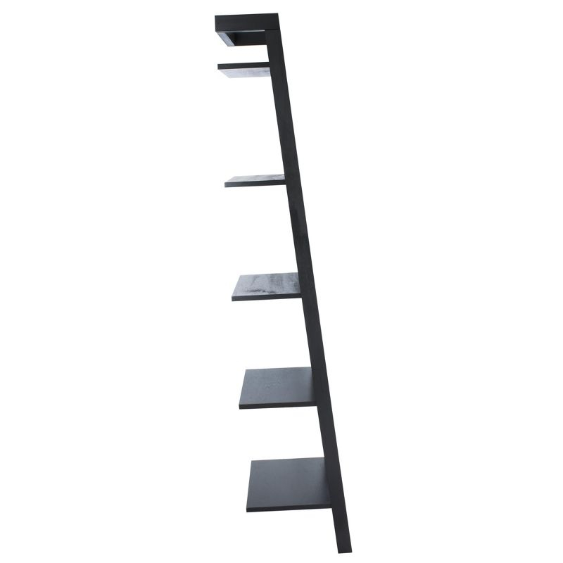 Yassi 5 Tier Leaning Etagere - ETG9403 - Black - Safavieh