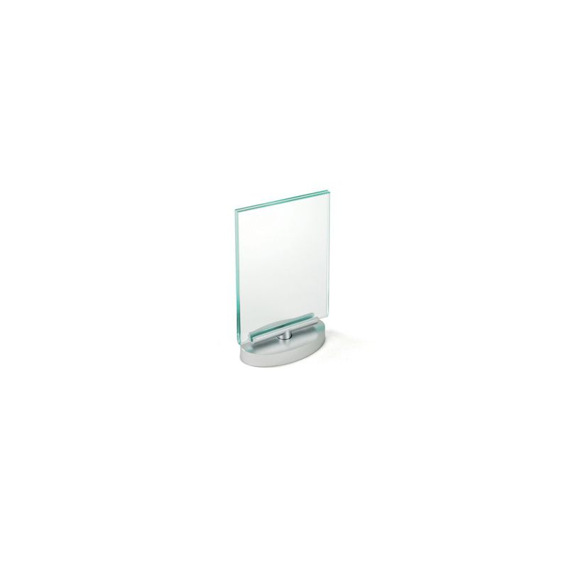 Azar Displays Two-Sided Revolving Acrylic Sign Holder Frame 4"W X 6"H, 2-Pack (Set of 2)