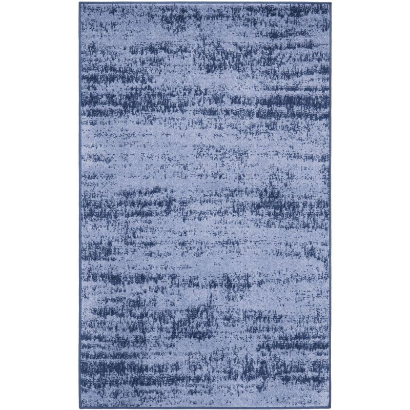 Nourison Essentials 3' x 5' Denim Modern Indoor/Outdoor Rug