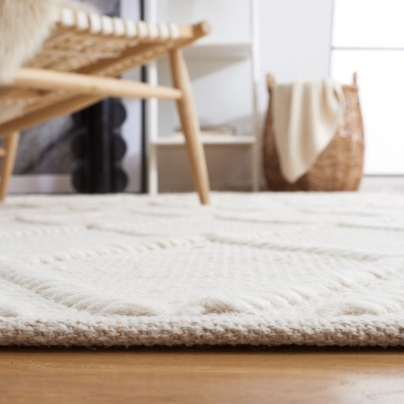 Natura NAT832 Hand Woven Area Rug - Ivory - 4'x6' - Safavieh.