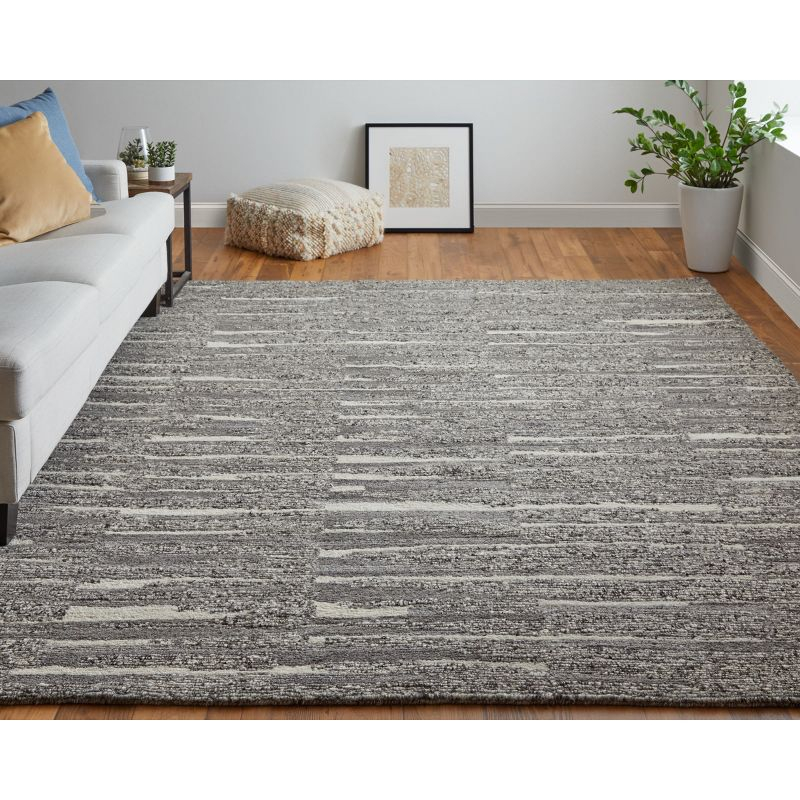 Navaro Modern Abstract Gray/Taupe/Ivory Area Rug