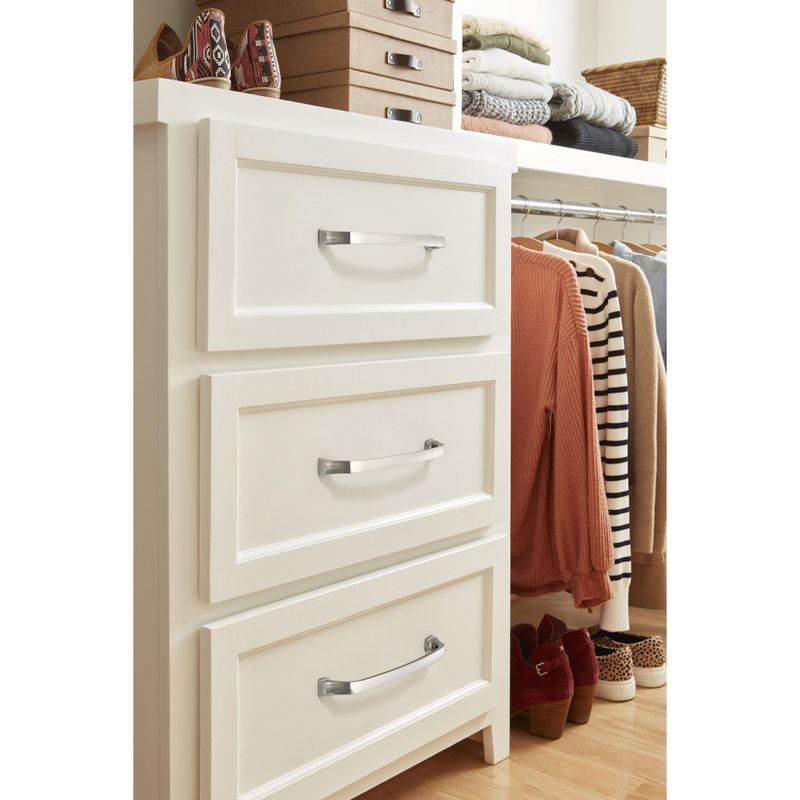 Amerock Revitalize 8 inch (203mm) Center-to-Center Polished Nickel Cabinet Pull