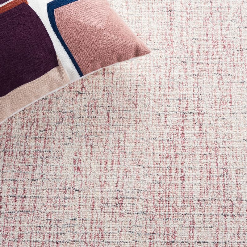 Abstract ABT467 Handmade Indoor Accent Rug - Pink/Ivory - 3'x5' - Safavieh