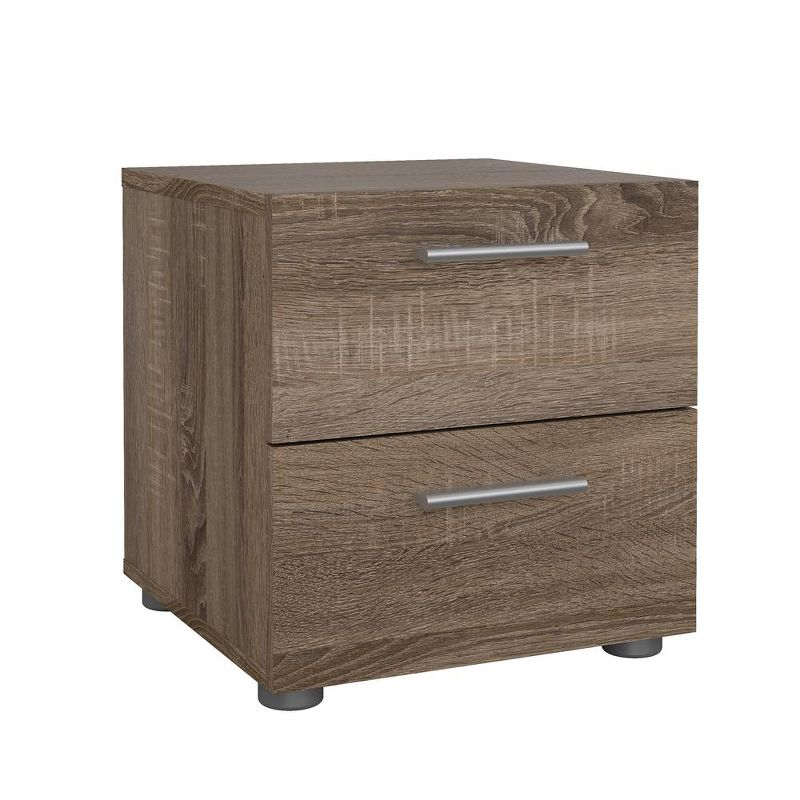 Tvilum,Austin 2 Drawer Nightstand, Truffle Oak