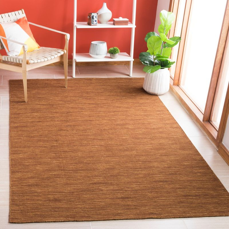 Kilim KLM850 Hand Loomed Area Rug - Brown - 5'x8' - Safavieh.