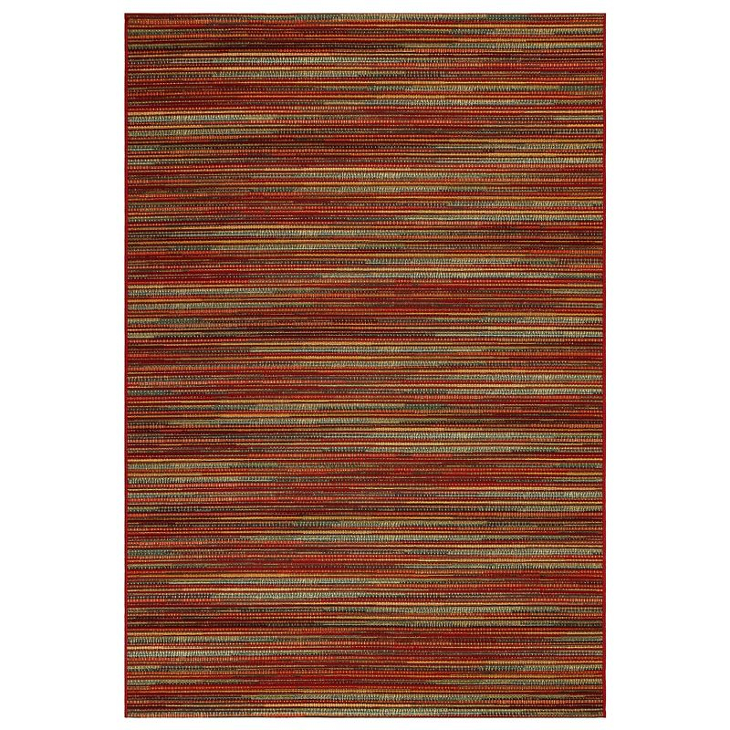 Liora Manne Marina Stripes Indoor/Outdoor Rug Saffron 3'3" x 4'11"