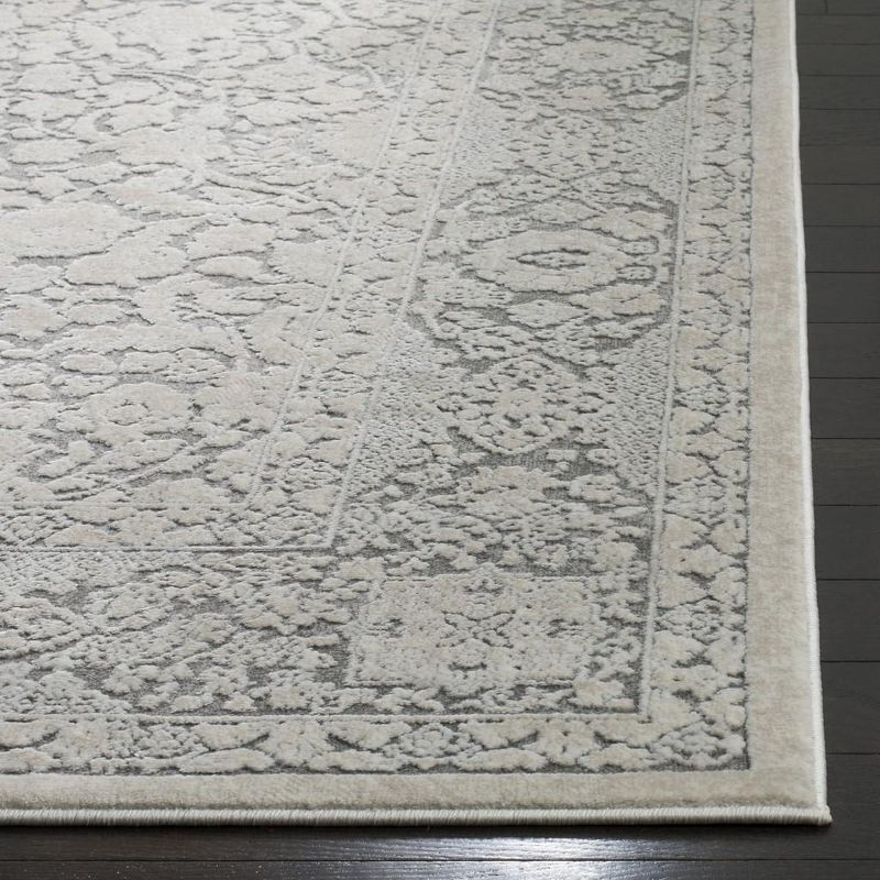 Reflection RFT667 Power Loomed Indoor Accent Rug - Dark Grey/Cream - 3'x5' - Safavieh.