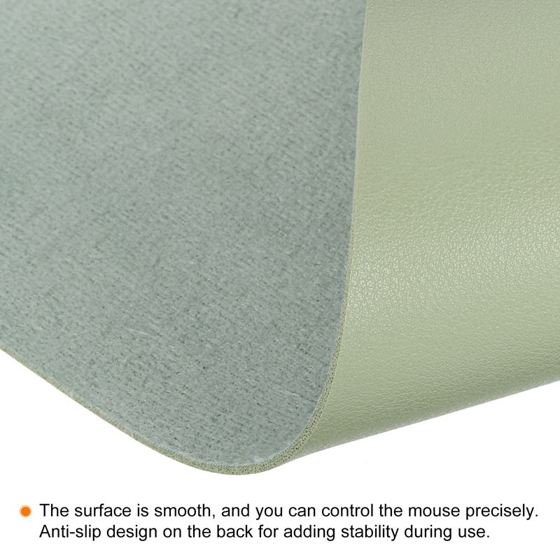 Unique Bargains Office Non-Slip Waterproof PVC Desk Mat Protector Green 28"x14"