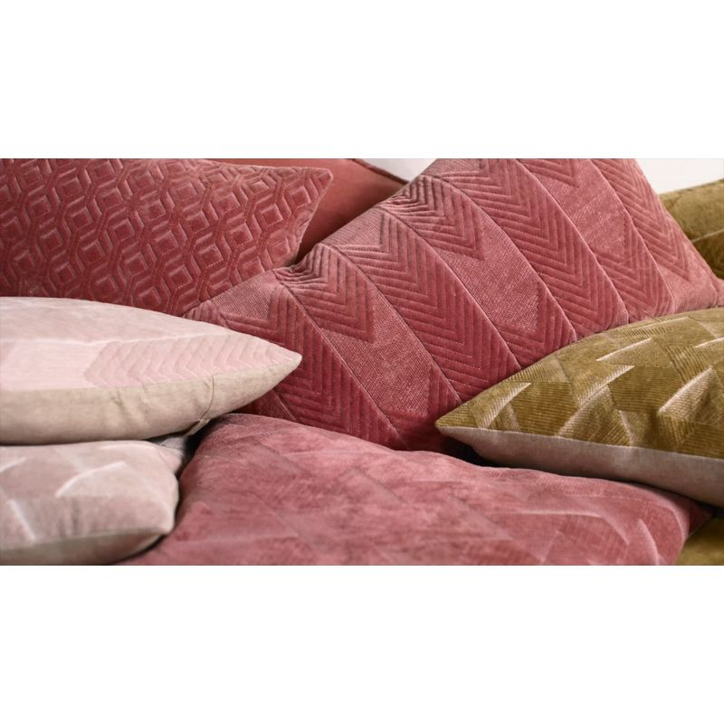 20"x20" Oversize Imena Geometric Poly Filled Square Throw Pillow Light Gray/Ivory - Jaipur Living