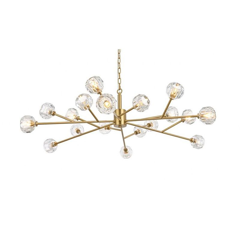 Elegant Lighting Graham 18 - Light Pendant in  Gold